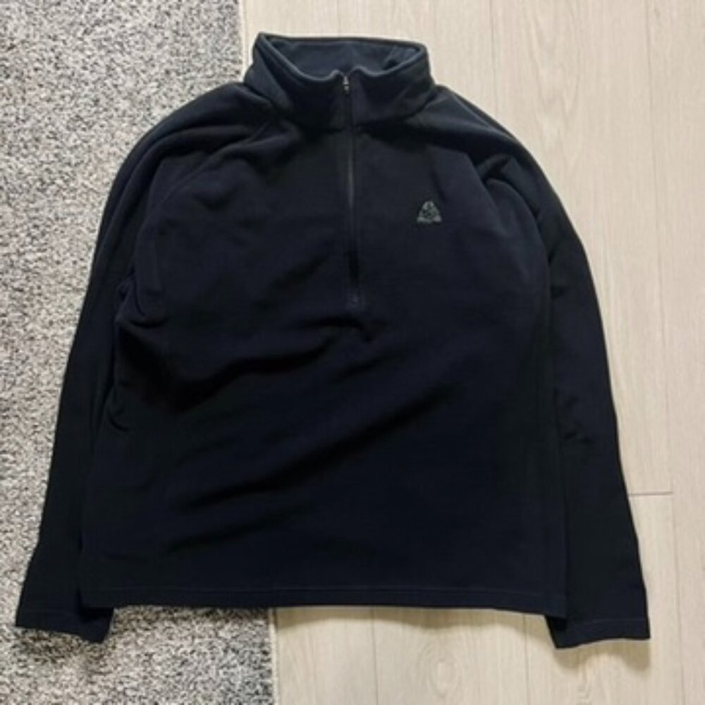 vintage 90s Y2K Nike ACG All Conditions Gear 1/4-Zip Fleece Gorpcore Therma-fit